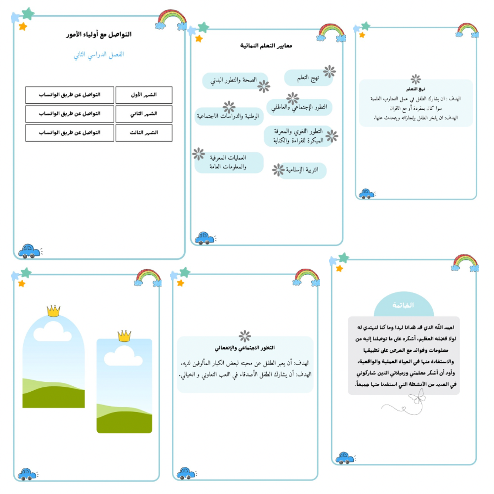 ملف تطوير مهارات الطفل